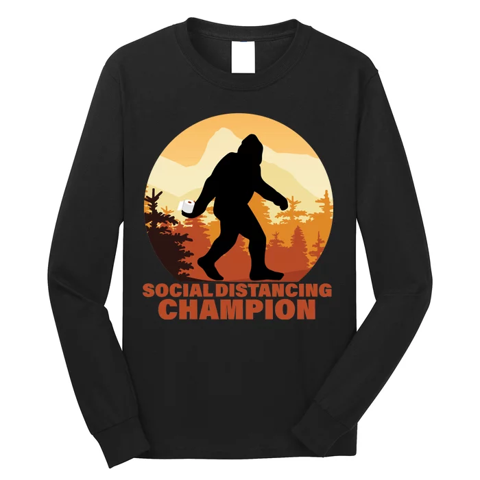 Social Distancing Champion Long Sleeve Shirt