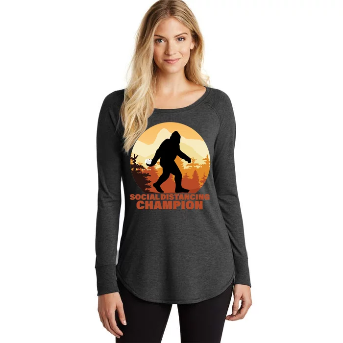 Social Distancing Champion Women's Perfect Tri Tunic Long Sleeve Shirt