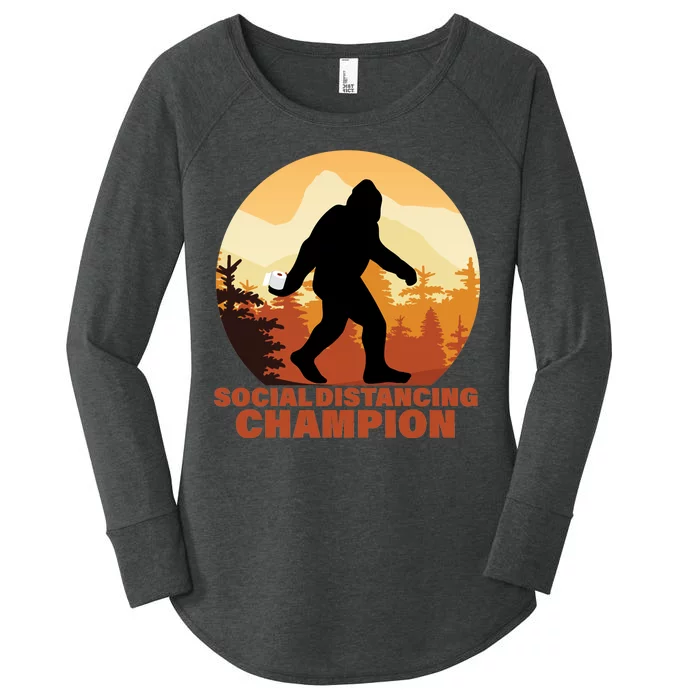 Social Distancing Champion Women's Perfect Tri Tunic Long Sleeve Shirt