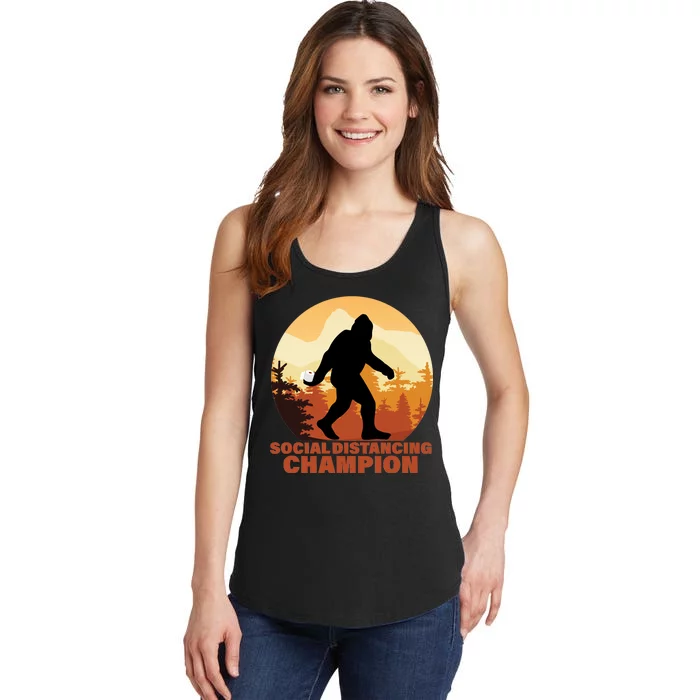 Social Distancing Champion Ladies Essential Tank