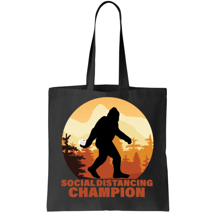 Social Distancing Champion Tote Bag