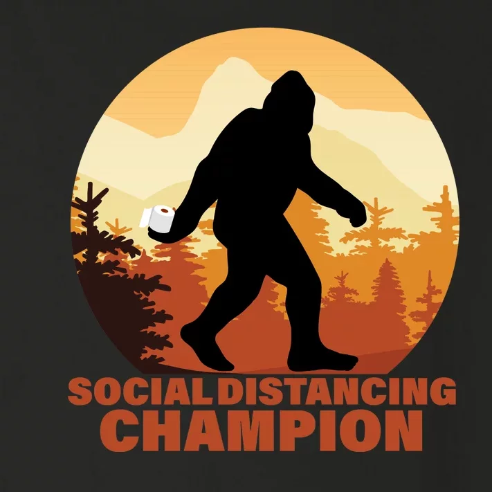 Social Distancing Champion Toddler Long Sleeve Shirt