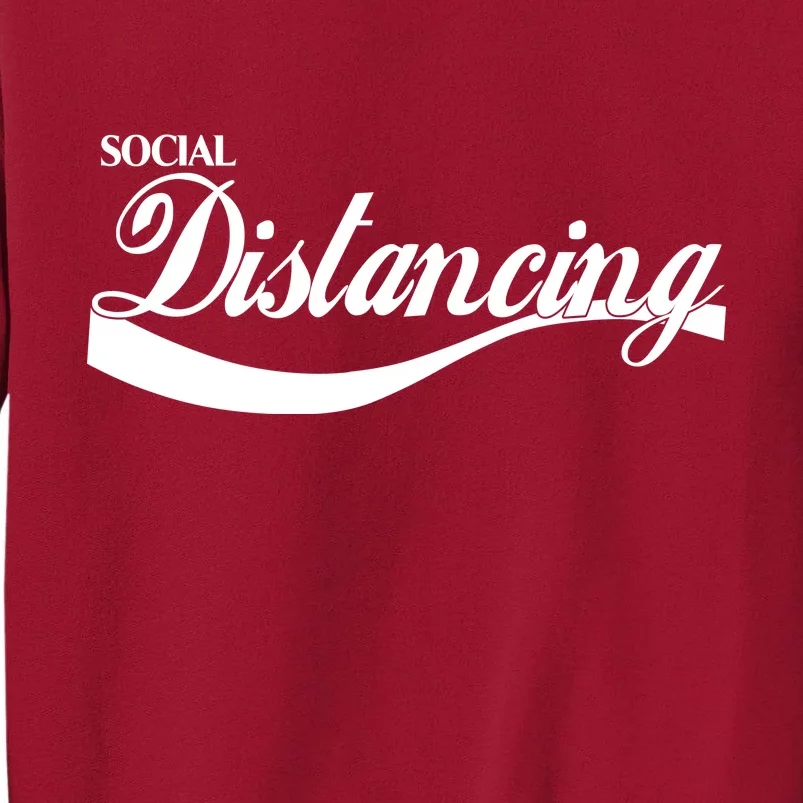 Social Distancing Cola Logo Tall Sweatshirt