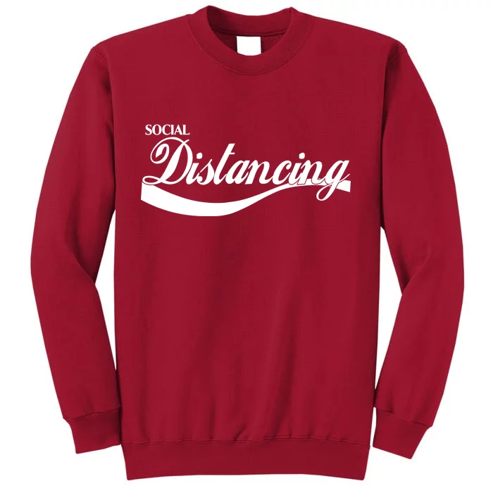 Social Distancing Cola Logo Tall Sweatshirt