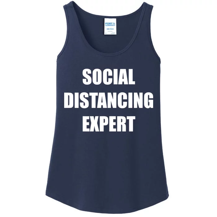 Social Distancing Expert Ladies Essential Tank