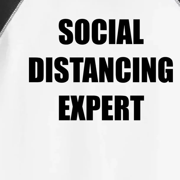 Social Distancing Expert Toddler Fine Jersey T-Shirt