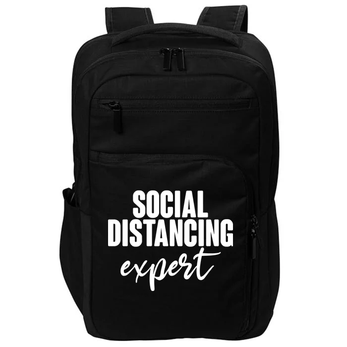 Social Distancing Expert Funny Pandemic Impact Tech Backpack