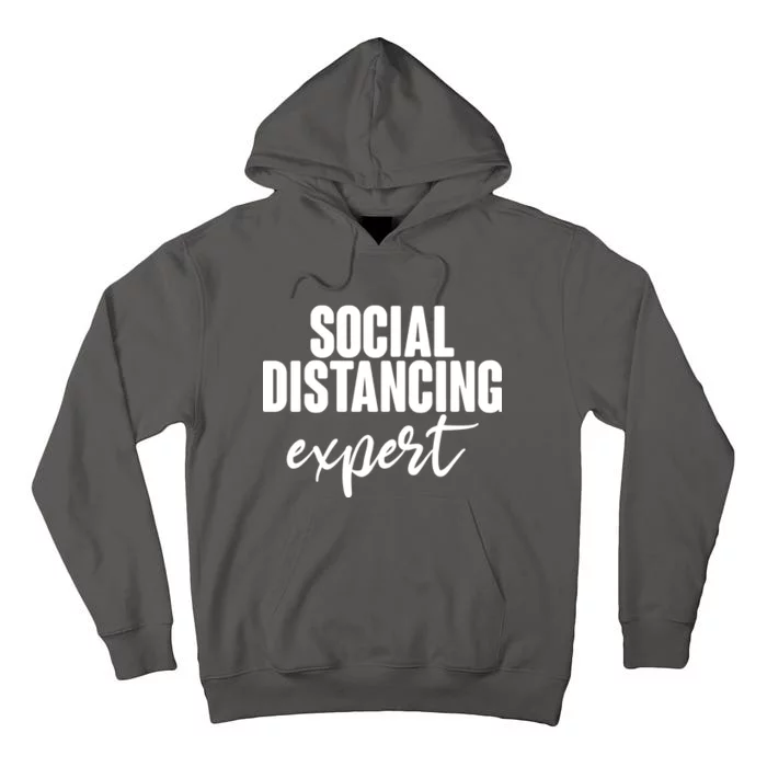 Social Distancing Expert Funny Pandemic Tall Hoodie