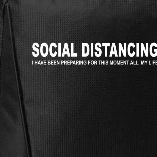 Social Distancing Funny Flu Virus City Backpack