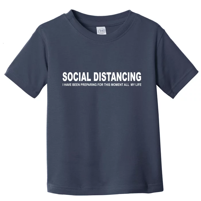 Social Distancing Funny Flu Virus Toddler T-Shirt