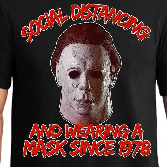 Social Distancing Wearing A Mask Since 1978 Halloween Pajama Set