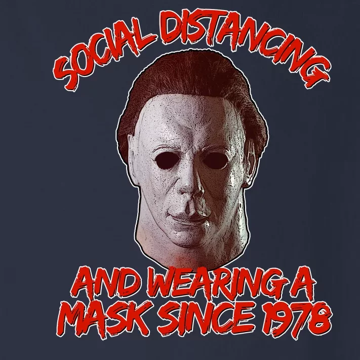 Social Distancing Wearing A Mask Since 1978 Halloween Toddler Long Sleeve Shirt