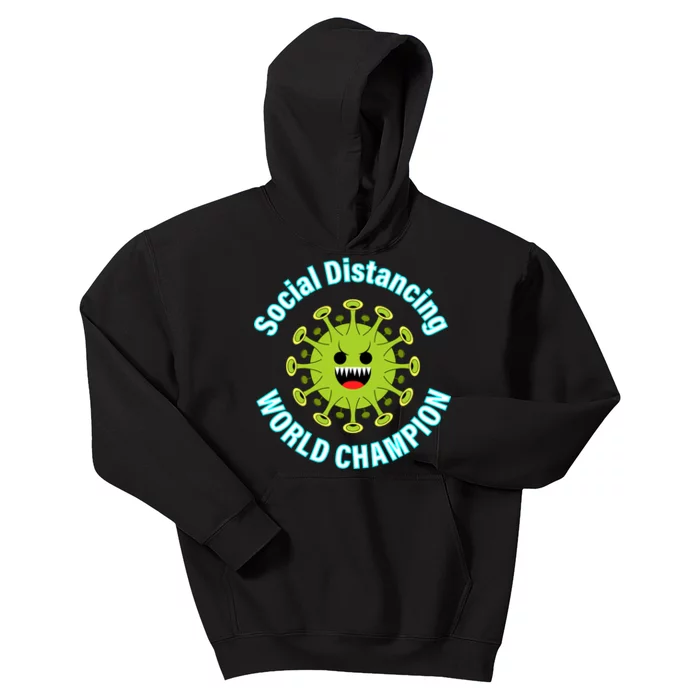 Social Distancing World Champion Kids Hoodie