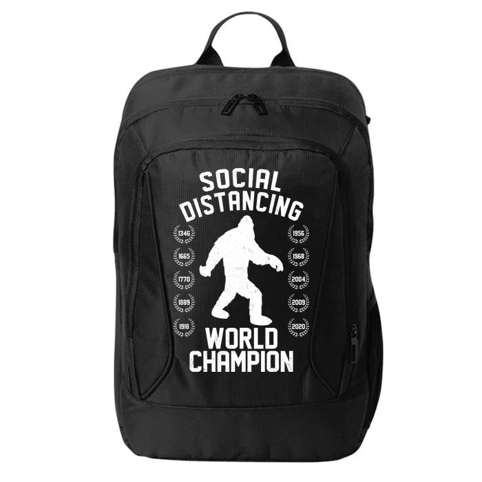 Social Distancing World Champion Sasquatch City Backpack