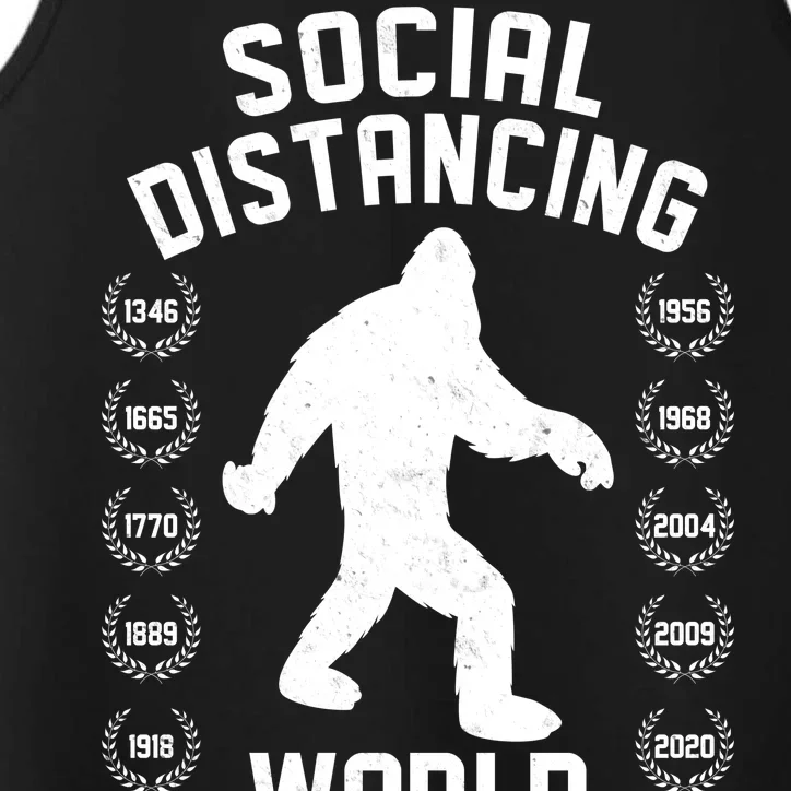 Social Distancing World Champion Sasquatch Performance Tank