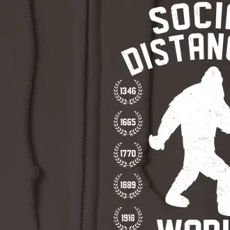 Social Distancing World Champion Sasquatch Full Zip Hoodie