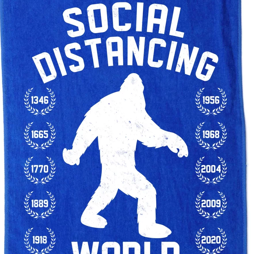 Social Distancing World Champion Sasquatch Platinum Collection Golf Towel