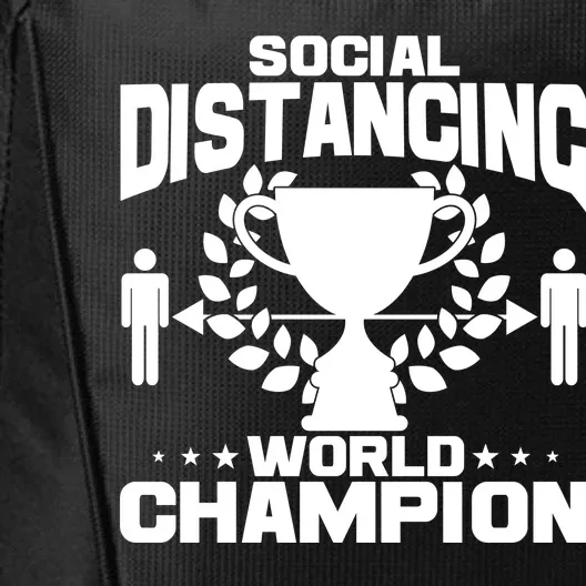 Social Distancing World Champion Trophy City Backpack