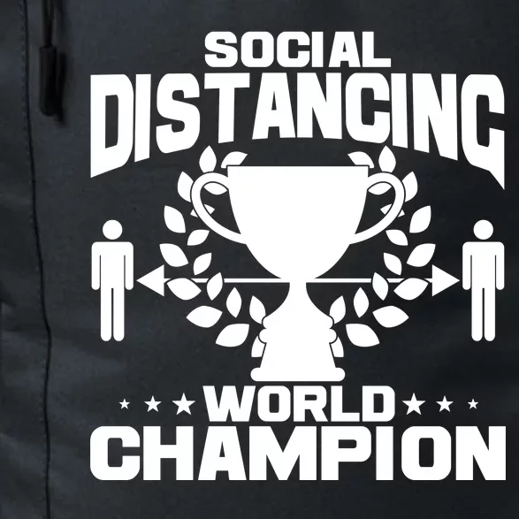 Social Distancing World Champion Trophy Daily Commute Backpack