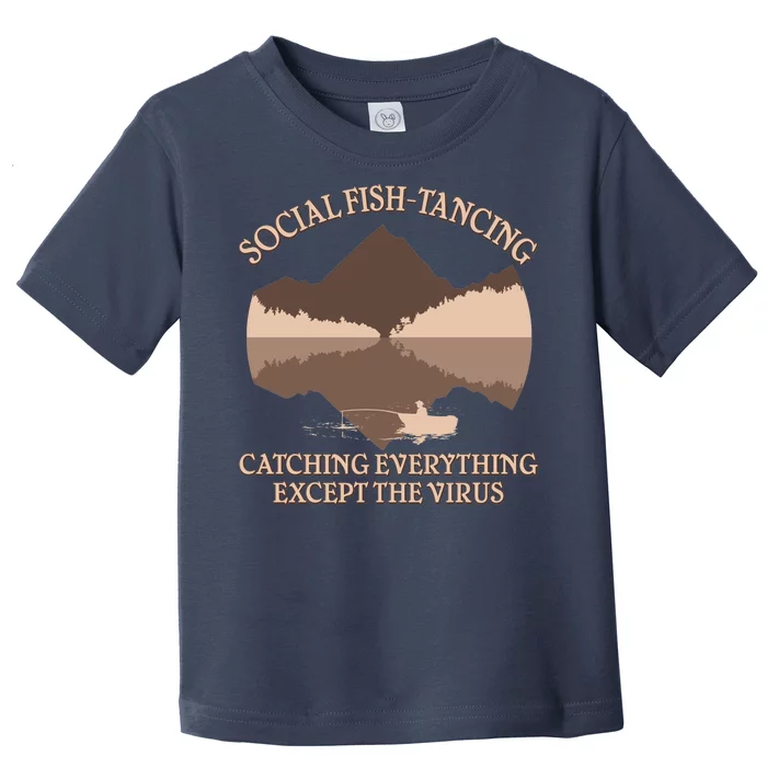 Social Fish-Tancing Funny Social Distancing Toddler T-Shirt