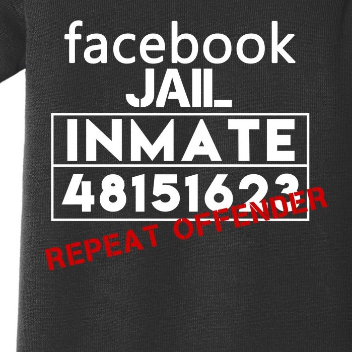 Social Media Jail Inmate Repeat Offender Baby Bodysuit