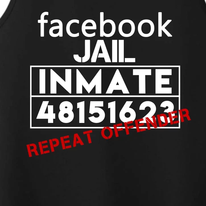 Social Media Jail Inmate Repeat Offender Performance Tank