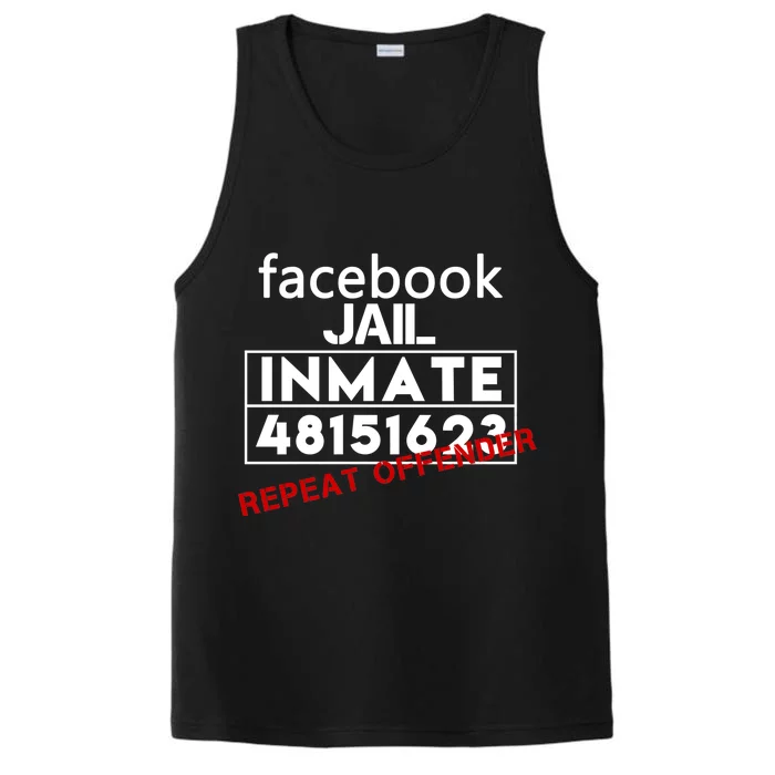 Social Media Jail Inmate Repeat Offender Performance Tank