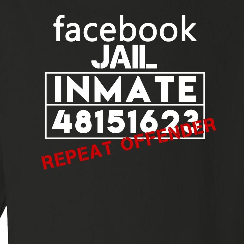 Social Media Jail Inmate Repeat Offender Toddler Long Sleeve Shirt