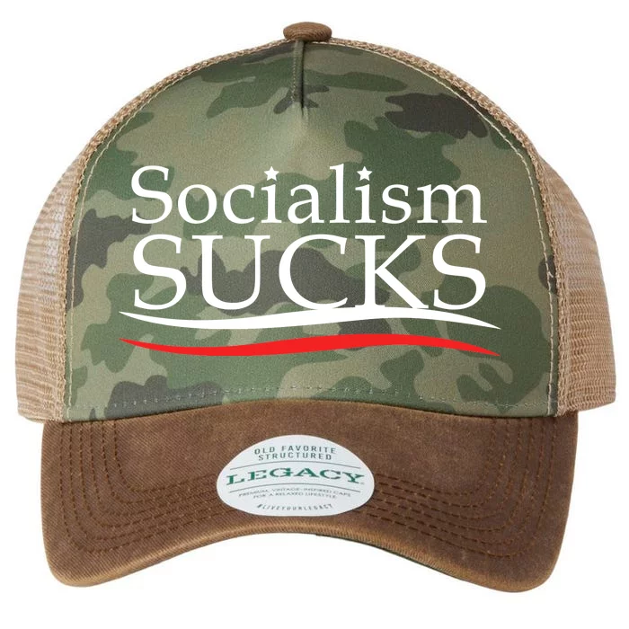 Socialism Sucks Legacy Tie Dye Trucker Hat