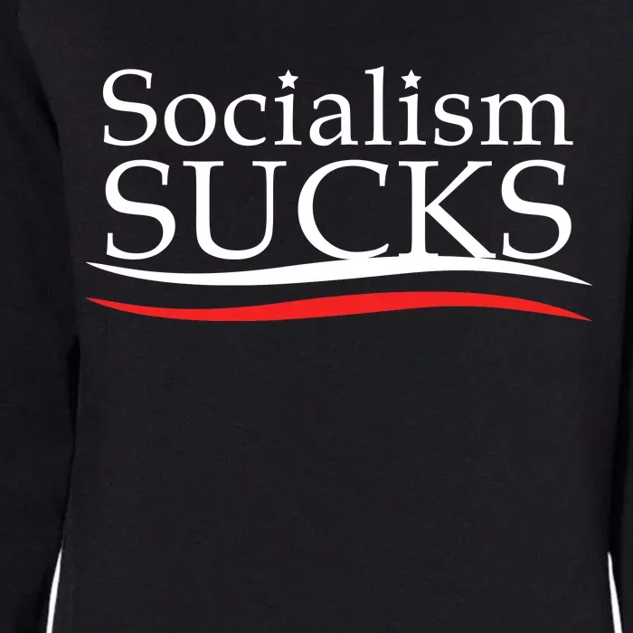 Socialism Sucks Womens California Wash Sweatshirt