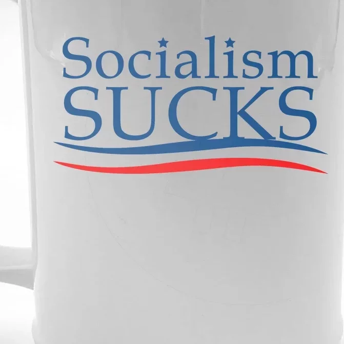 Socialism Sucks Front & Back Beer Stein