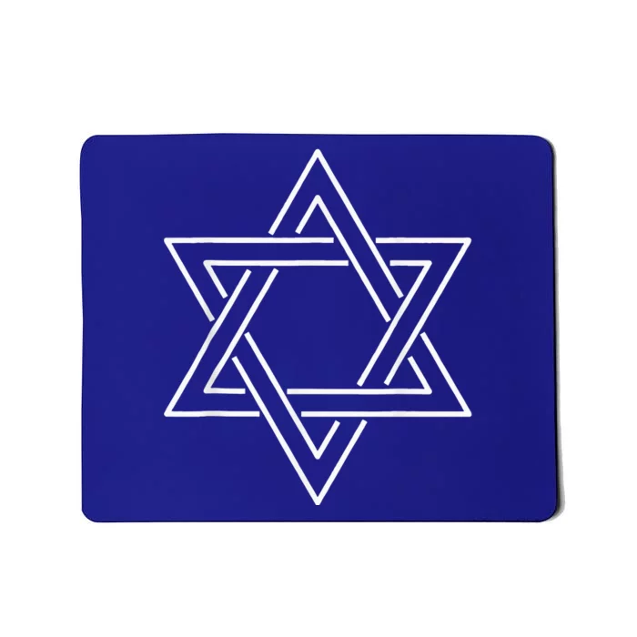 Star Of David Happy Hanukkah Gifts For Jewish Mousepad