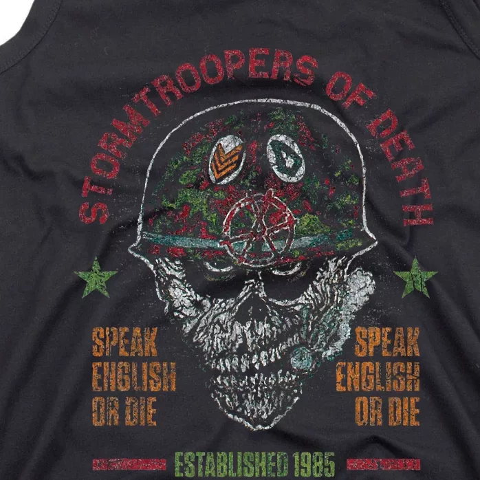 Stormtroopers Of Death Helmet Head Tank Top