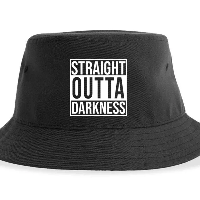 Straight Outta Darkness Sustainable Bucket Hat