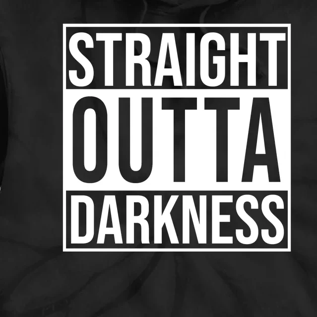 Straight Outta Darkness Tie Dye Hoodie