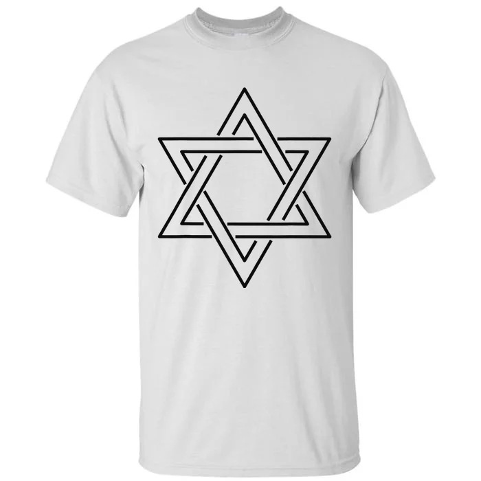 Star Of David Happy Hanukkah Gifts For Jewish Tall T-Shirt