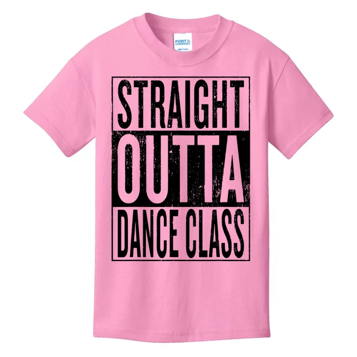 Straight Outta Dance Class Great Dancer Dancing Kids T-Shirt