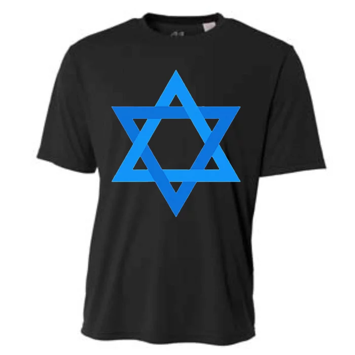 Star Of David Israel Flag Jewish Symbol Cooling Performance Crew T-Shirt