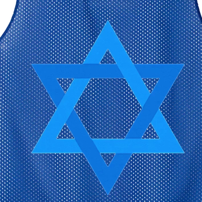 Star Of David Israel Flag Jewish Symbol Mesh Reversible Basketball Jersey Tank