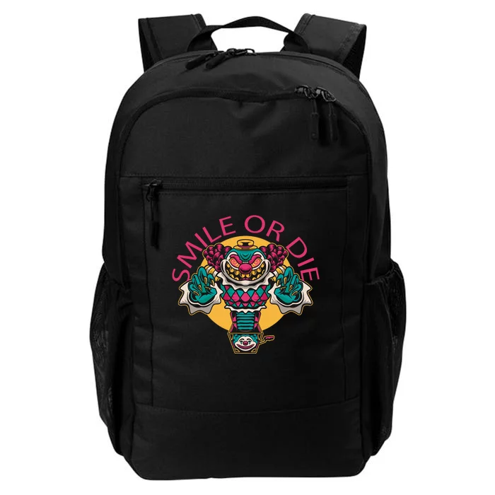 Smile Or Die Scary Clown Daily Commute Backpack