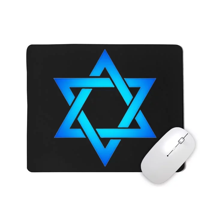 Star Of David Hexagram Judaism Seal Of Solomon Israel Mousepad