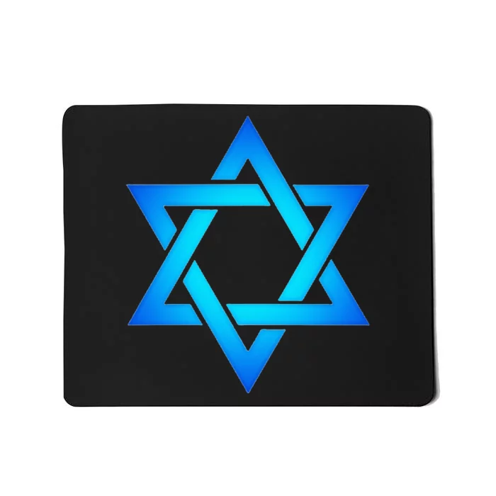 Star Of David Hexagram Judaism Seal Of Solomon Israel Mousepad