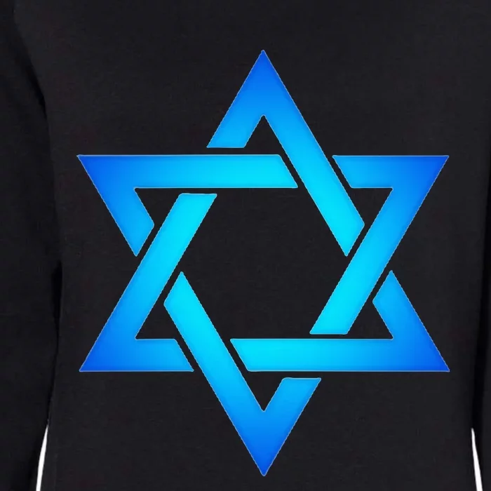 Star Of David Hexagram Judaism Seal Of Solomon Israel Womens California Wash Sweatshirt