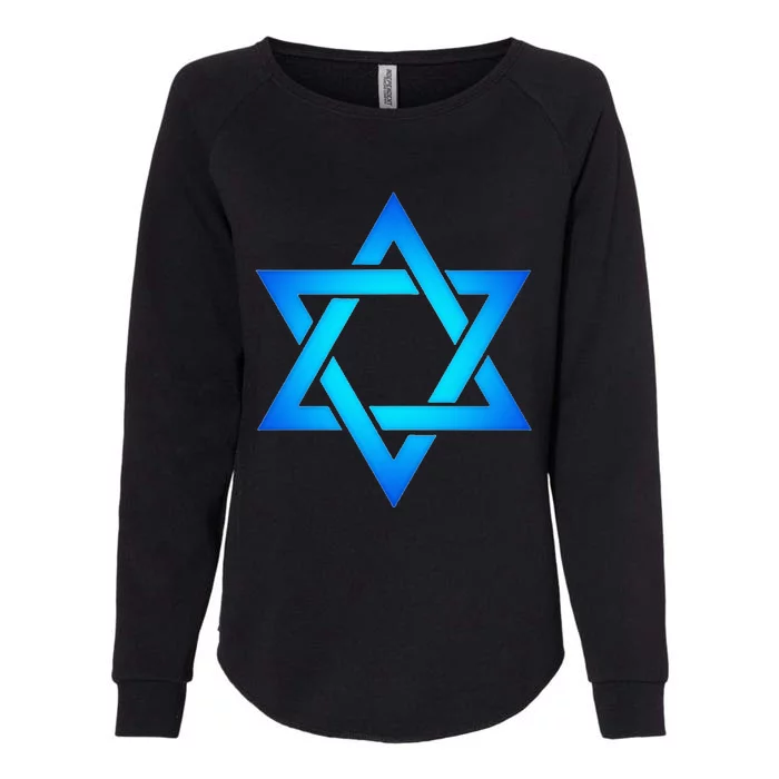 Star Of David Hexagram Judaism Seal Of Solomon Israel Womens California Wash Sweatshirt