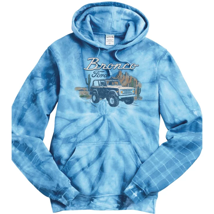 Suv Outdoor Desert Landscape Tie Dye Hoodie