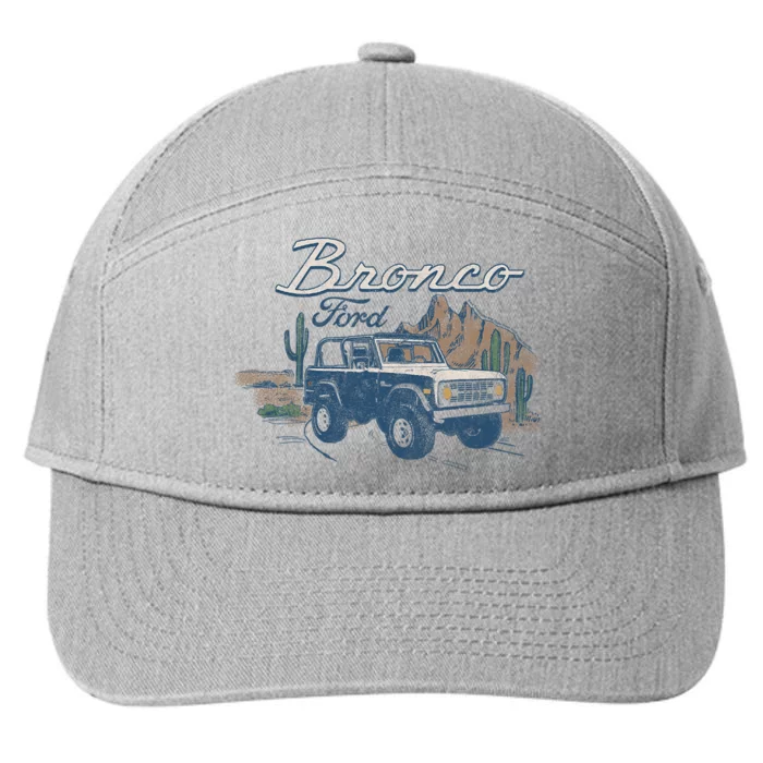 Suv Outdoor Desert Landscape 7-Panel Snapback Hat