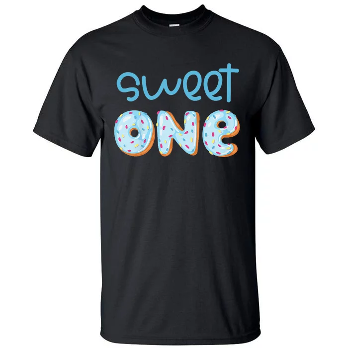 Sweet One Donut 1st Birthday Party Son Turning One Tall T-Shirt