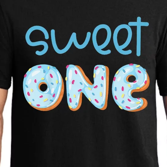 Sweet One Donut 1st Birthday Party Son Turning One Pajama Set