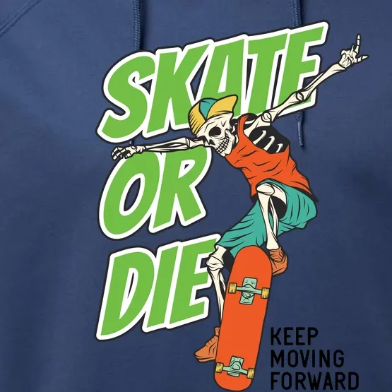 Skate Or Die Performance Fleece Hoodie