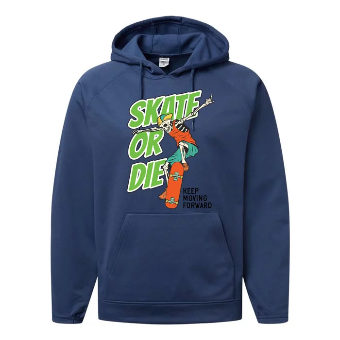 Skate Or Die Performance Fleece Hoodie